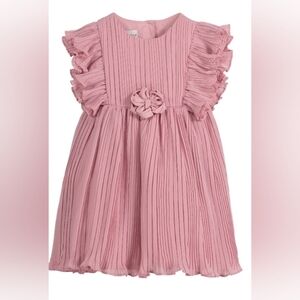 Pippa & Julie chiffon dress, Rose, size 18months